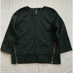 J.Crew Side Zipppers Crew Neck